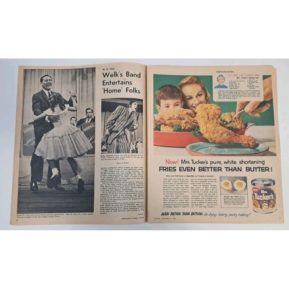 Picture Magazine Minneapolis Sunday Tribune 9/23/1956 Minnesota Gophers Welk - Picture 4 of 9